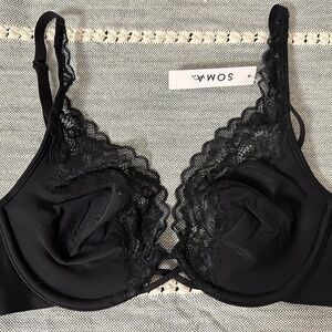 SOMA Unlined Plunge Bra / Bralette